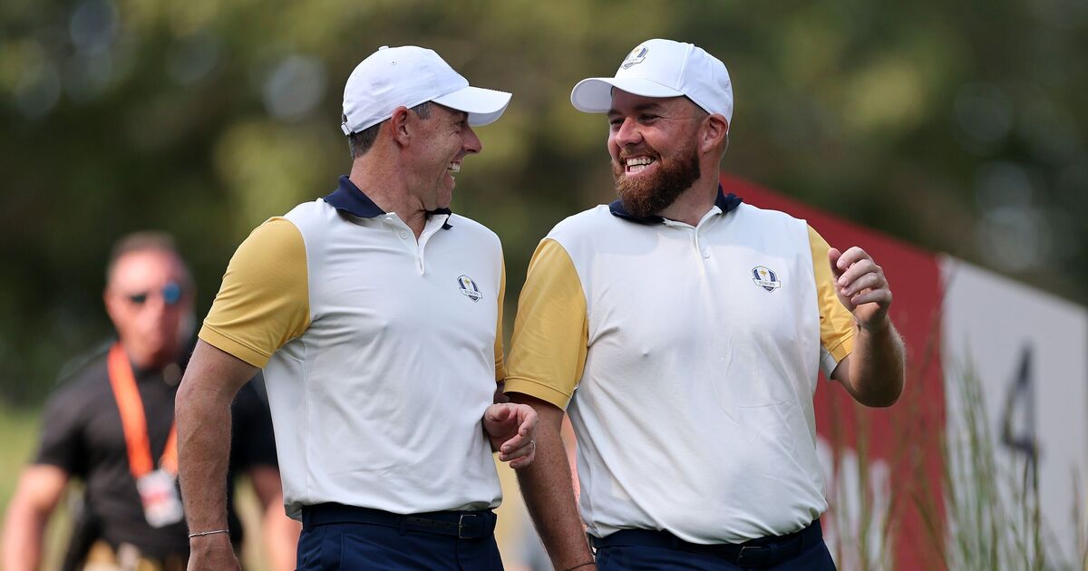 Rory McIlroy and Shane Lowry's bromance on full display at Ryder Cup